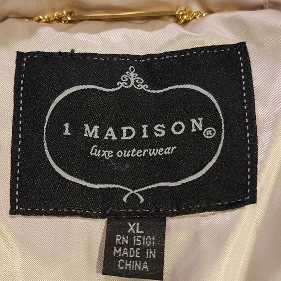 👉 1 Madison Women’s Long Down Coat – XL Winter Puffer with Fox Fur Trim Hood - Picture 8 of 11